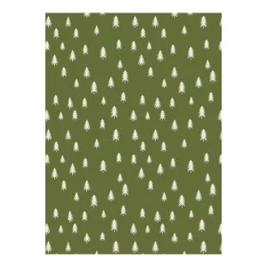 eleanor stuart Hârtie de împachetat No. 4 Christmas Trees, verde