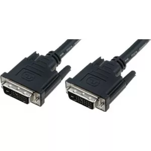 ASM Cablu Monitor Assmann AK-320101-020-S, DVI - DVI, Dual link, 2 m (Negru)