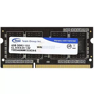 TeamGroup 4GB SODIMM DDR3 1600 Cl11 Elite TED34G1600C11-S01