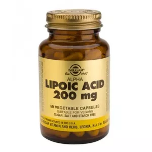Solgar Alpha Lipoic Acid 200mg. / 50 Caps.