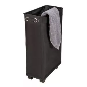 Wenko Cos pentru rufe, Corno Black, 43 L, poliester/polipropilena, negru