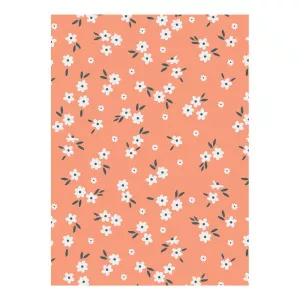 eleanor stuart Hârtie de împachetat No. 2 Floral, portocaliu