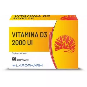 Laropharm Vitamina D3 2000UI x 60cp