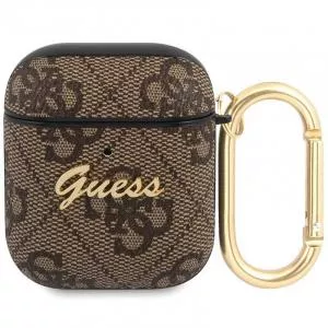 Guess Husa Airpods Generation 1/2 4G Script Logo Maro