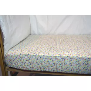 KidsDecor Cearceaf colorat Mozaic cu elastic 60x120 cm