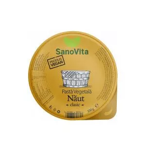 Sanovita Pasta Vegetala din Naut Clasic, 100g