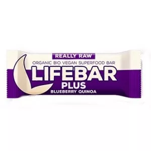 Lifefood Lifebar Plus Baton Cu Afine Si Quinoa Raw Bio 47 g