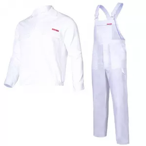 LAHTI.PRO.Q Costum lucru subtire  marime S/H-164, Alb