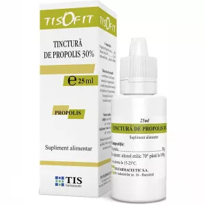 TIS Farmaceutic Tisofit Tinctura de Propolis, 25 ml