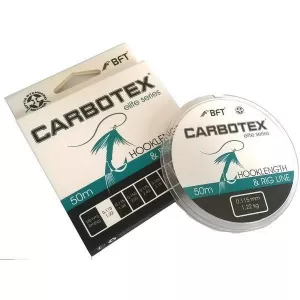 Carbotex Hooklenght rig line 011mm/1,22kg/50m