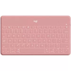 Logitech Tastatura Bluetooth Keys-To-Go, Layout UK, Blush Pink pentru iPad