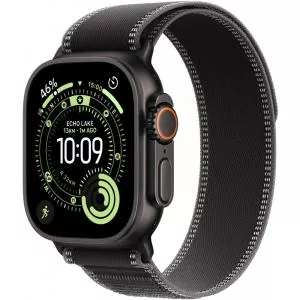 Apple Watch Ultra 3 Black with Black/Charcoal Trail Loop M/L