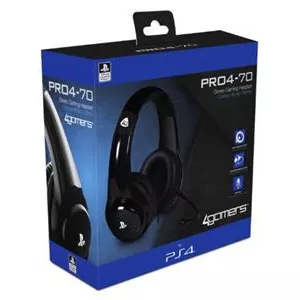 4Gamers Casti PRO4-70 Stereo Gaming Negre PS4