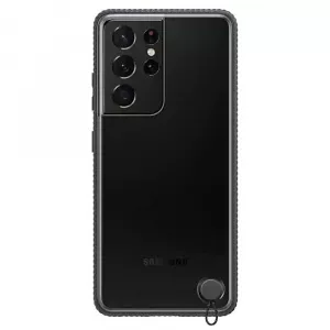 Samsung Original Galaxy S21 Ultra Clear Protective Cover Black