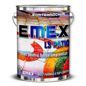 Romtehnochim Lac Beton Amprentat LS Patio Transparent 4 Kg EMX-055-S-7-4TR