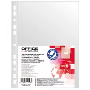 OFFICE PRODUCTS Folie protectie A4, 50 microni, 100folii/set - transparenta