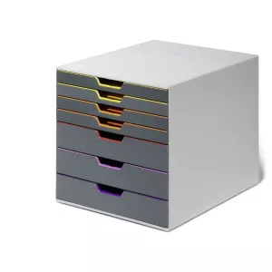Durable Organizator documente Varicolor, cu 7 sertare DB760727