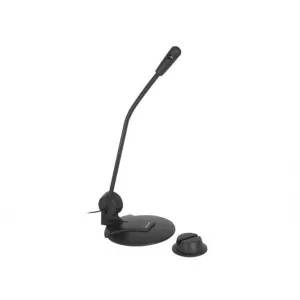 NGS Microfon de birou negru