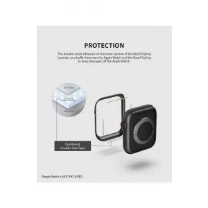 Ringke Rama ornamentala otel inoxidabil Apple Watch 4 38mm Gri mat