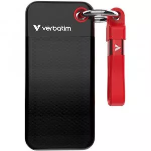 Verbatim Pocket 1 TB Black/Red