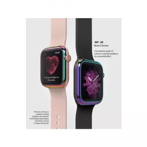 Ringke Rama ornamentala otel inoxidabil Apple Watch 4 38mm Neon