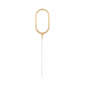 Godan Lumanare Scanteietoare Cifra 0, Auriu, 17 cm CS1921S-0
