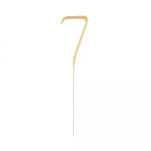 Godan Lumanare Scanteietoare Cifra 7, Auriu, 17 cm CS1921S-7