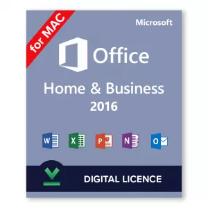Microsoft Office 2016 Home and Business for Mac Digital Licence