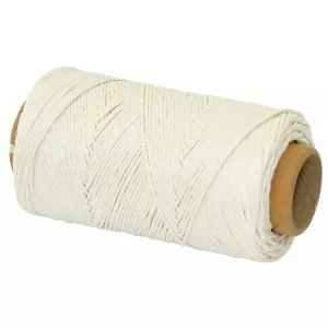 Q-Connect Sfoara ceruita, 220m, 100gr/ghem, rezistenta crescuta - culoare alba