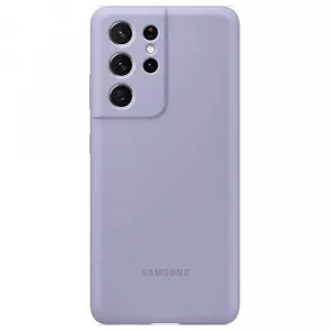 Samsung Husa Galaxy S21 Ultra Silicone Cover Violet