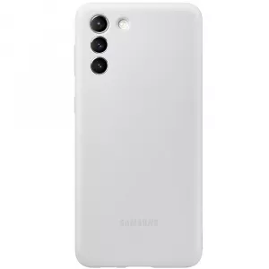 Samsung Husa Galaxy S21 Plus Silicone Cover Light Gray