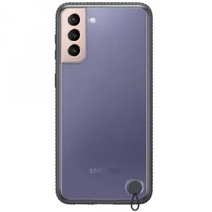 Samsung Husa Galaxy S21 Plus Clear Protective Cover Black