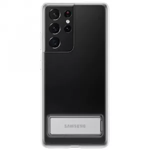 Samsung Husa Galaxy S21 Ultra Clear Standing Cover Transparent