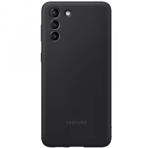 Samsung Husa Galaxy S21 Plus Silicone Cover Black