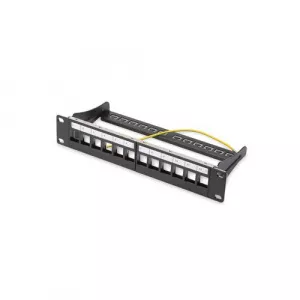 Digitus Pach Panel, 10inch, 12x 1U, Black DN-91420