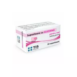 TIS Farmaceutic Supozitoare cu glicerina pentru copii 10buc
