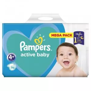 Pampers DRY NR 4+ x 96buc