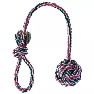 Trixie Denta Fun Playing Rope with Woven-in Ball 7cm/50cm 3269