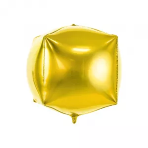 PartyDeco Balon Folie Cub, Auriu - 35 cm FB14M-019