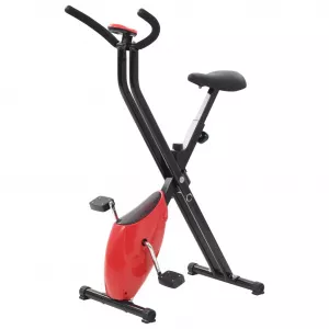 vidaXL Bicicletă fitness X-Bike cu curea de rezistență, roșu 91693