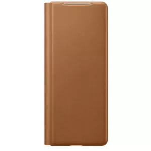 Samsung Protectie Flip Cover EF-FF916LAEGEU pentru Galaxy Z Fold 2 (Maro)