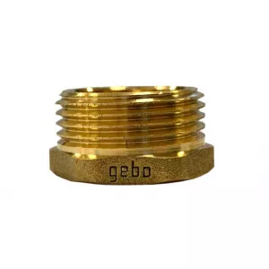 Gebo Armaturen Reductie alama 3/4x1/2 GOLD