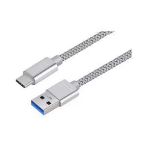 Samsung USB Type C Huawei Allview Textil Argintiu