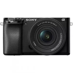 Sony Alpha A6100A + Obiectiv SELP16502 16-50mm Black