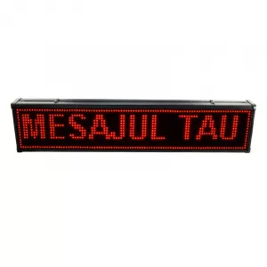 generic Reclama luminoasa de exterior, 200 x 60 cm, LED, text personalizat, Rosu