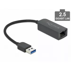 Delock Adaptor USB 3.2-A la 2.5 Gigabit LAN 66646
