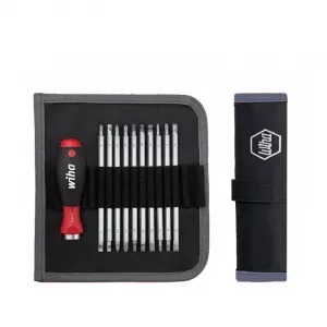 Wiha Set surubelnita cu lame reversibile SL/PH/PZ/T/Hex 11 piese SYSTEM 6 03591