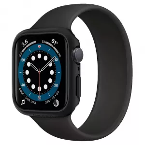 Spigen Husa Thin Fit - Apple Watch 4, 5, 6 & SE (44 mm) - Black