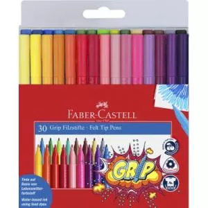 Faber-Castell Carioca 30 culori/set GRIP