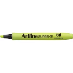 Artline Textmarker Supreme, varf tesit 1.0-4.0mm - galben fluorescent 600-FYE